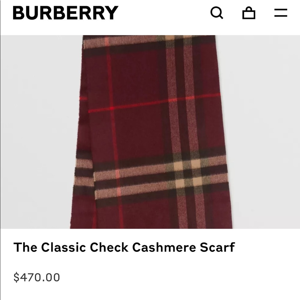 The Classic Check Cashmere Scarf